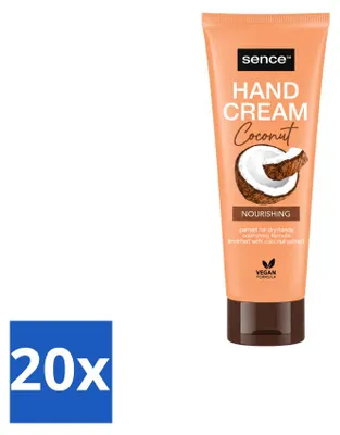Produktbild von 20 x Sence Coconut Nourishing Handcreme - 75 ml - Vorteilspackung - 20 Stücke
