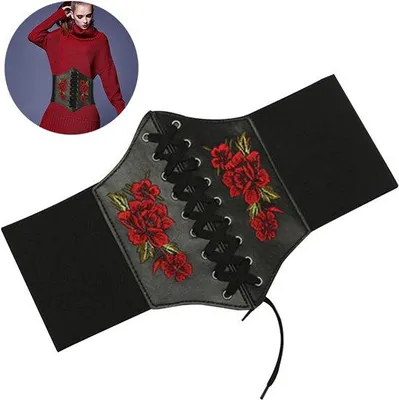 Immagine prodotto di Corsetto da allenamento - Corsetto - Corsetto ampio - Cinturini in vita - 1 pezzo - Per le feste - Vari colori