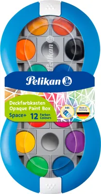 Obrázok produktu pre Pelikan Deckfarbkasten 735 SP/12 Space Blau    12 Farb + DW