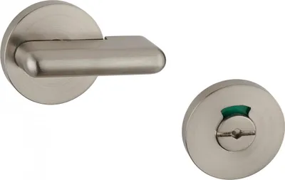 Image de Verrou à voyant pour WC, Ø50mm, nickel satiné - THIRARD
