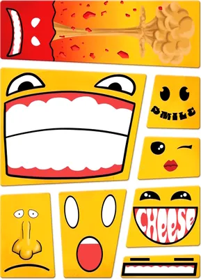 Produktbild von Emoticon Kühlschrankmagnete im 8er Set