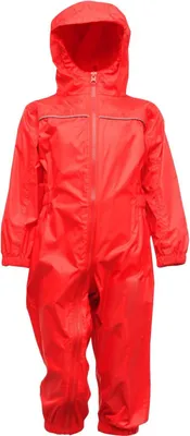 Image de Regatta Professional Junior Enfant Combinaison de pluie pour paddle LT142 (2/3 ans (92)) (Rouge)