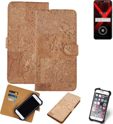 Produktbild von K-S-Trade Hülle kompatibel mit UMIDIGI X  Kork Handyhülle Cover  Schutzhülle TPU Case Bumper in Hellbraun, (1x)