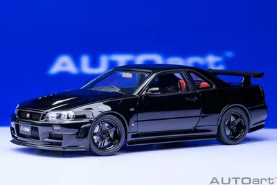 Image de AUTOart 77463 - Nissan Skyline GT-R (R34) Z-tune (Black Pearl) à l'échelle 1/18 - Neuf