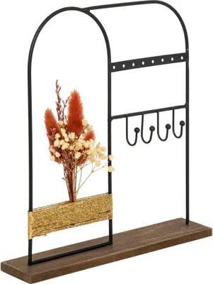 Produktbild von Schmuckhalter herbst metall schwarz h26cm - Atmosphera créateur d'intérieur