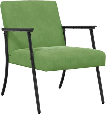 Produktbild von Hellgrüner Sessel, 59 x 75 x 78 cm, Samt, Möbel, Stühle, 10.25 kg