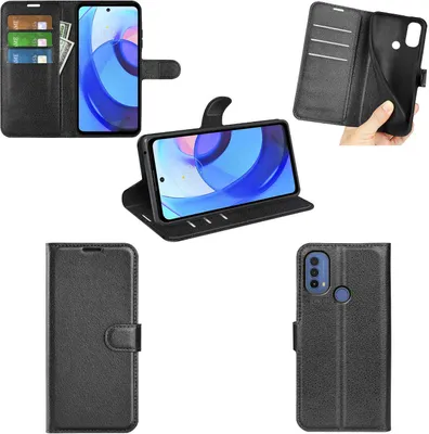 Obrázok produktu pre Pre Motorola Moto E20 Mobile Phone Case Wallet Premium Protection Case Cover Cases New Accessories Black