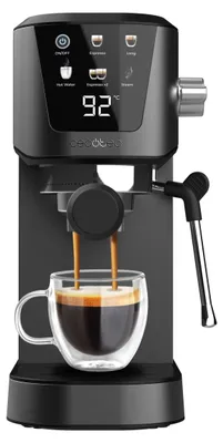 Image de Machine à expresso Cecotec Cafelizzia 20 Touch, pour préparer des espressos et des cappuccinos. 1350W, 20 bars, écran tactile, buse vapeur