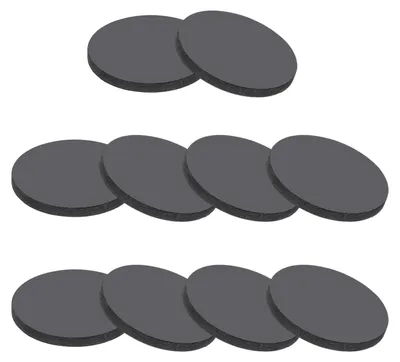 Productafbeelding van 10 rubberbandjes, 35 mm x 3 mm, rond, zwart