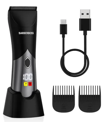 Productafbeelding van BarberBoss lichaamshaartrimmer voor mannen, waterdichte trimmer