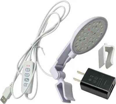 Image de Aquarium Klemlicht - Lampe d'aquarium étanche - Éclairage pour aquarium - Quatre modes de couleur - 8 watts - Blanc