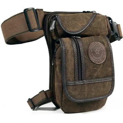 Immagine prodotto di Borsa da moto in tela, stile retrò, per caffè, 15x6x29 cm