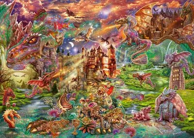 Image de Le trésor des dragons Puzzle 2.000 pièces