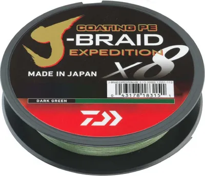 Obrázok produktu pre Daiwa J-Braid Expedition, zelená - 150 m