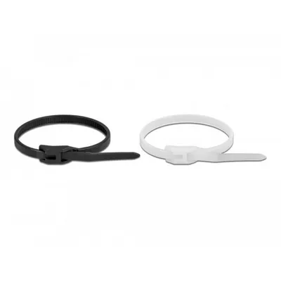 Produktbild von DELOCK Kabelbinder mit flachem Kopf L110 x B2,5mm 100 Stück