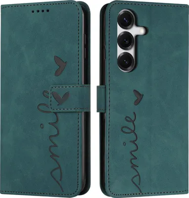 Produktbild von Samsung Galaxy S26 Hülle - Coverup Smile Klapphülle - Grün