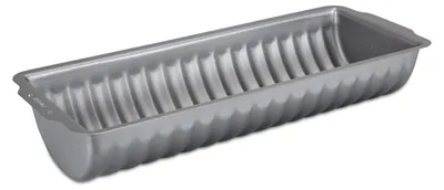 Produktbild von Rehrückenform 30 x 11 cm / H 6 cm Silber