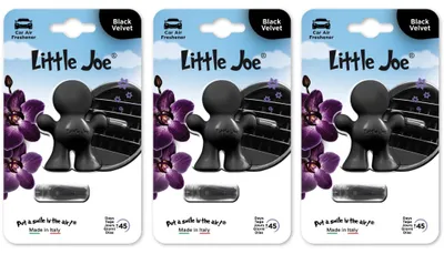 Produktbild von Little Joe Auto Lufterfrischer - Black Velvet (3 Stk in einem Polybag)