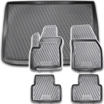 Produktbild von Gummi Kofferraumwanne + Fußmatten Set für Opel Meriva B, Bj. 3/2010-