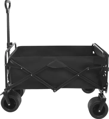 Immagine prodotto di Carrello da campeggio, struttura robusta, capacità 180 l, nero