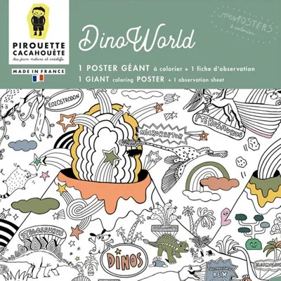 Produktbild von Riesenposter zum Ausmalen - Dinosaurier