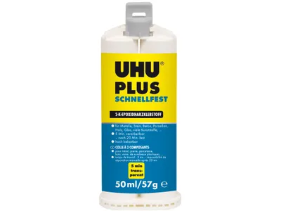 Produktbild von UHU 2Komponentenkleber 57g Kartusche UHU plus schnellfest UHU - 45740