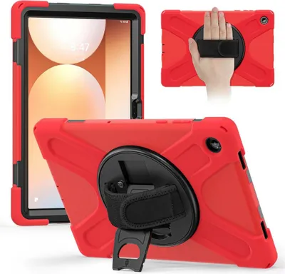 Produktbild von Samsung Galaxy Tab A11 Plus Hülle - Coverup Heavy Duty Case mit Ständer - Rot