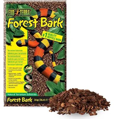 Produktbild von Exo Terra Forest Bark Terrarium Substrat Tannenrinde 4.4L für Reptilien