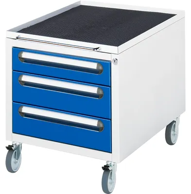 Produktbild von Rau Roll-Container mit 3 Schubladen, B480xT600xH540mm