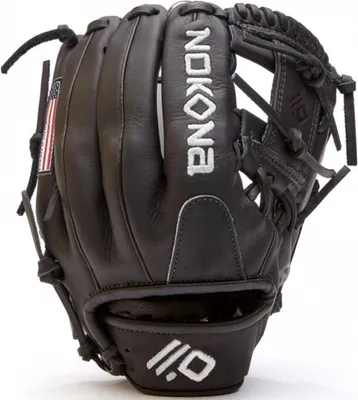 Immagine prodotto di Guanto da baseball - Pro - A-1150-BK - Pelle di vitello - 11,5 pollici