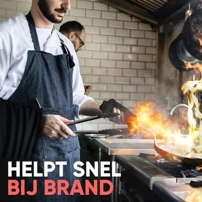 Produktbild von Famanu Brandschutzmatte hitzebeständig schwarz - 50 x 50 cm - bis 982°C