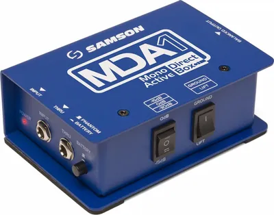 Produktbild von Samson S-Max MDA1 aktive Mono Direct-Box DI-Box