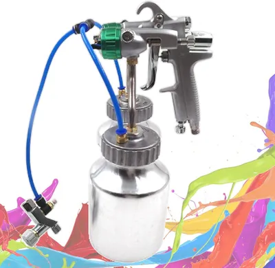 Produktbild von Doppelkopf-Sprühanlage – Sprühgerät – Spritzpistole – Pneumatisches Sprühgerät