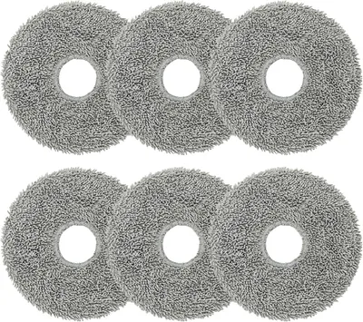 Produktbild von 6 Stück Wischtücher Ersatzteile Zubehörr für Roborock Saros 10R /Q Revo/Qrevo MaxV/Qrevo Master/Qrevo Slim/Qrevo Pro/Qrevo S/Qrevo Curve Roboter Staubsauger