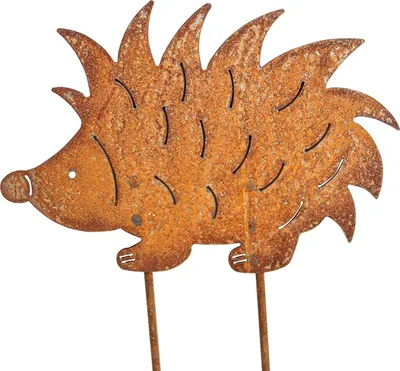 Produktbild von Gartenstecker Igel  Metall Rost Gartendeko Edelrost rostige Deko Figur