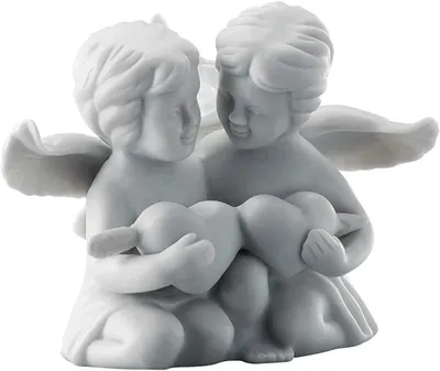 Immagine prodotto di Rosenthal Engelpaar mit Herz Engel klein Weiss matt 69054-000102-90526