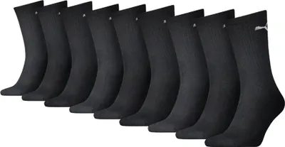 Image de Puma chaussettes 9 paires crew sock black hommes