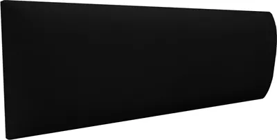 Produktbild von RAVIO Wandpaneel Gepolstert Wandpolster Kopfteil für Betten Wandverkleidung Wandpolsterung Wanddeko 3D Wandkissen Polsterpaneele (50 x 15 cm, Farbe: Schwarz - Mono 248)
