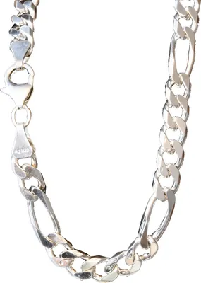 Produktbild von Silberkette Figarokette Länge 55cm - Breite 6,0mm - 925 Silber