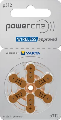 Rayovac 10x Extra Advanced Gr 312 - 6er Blister Horgeratebatterien Pr41 Braun 24607 312au-6xemf Hearing Aid Batteries