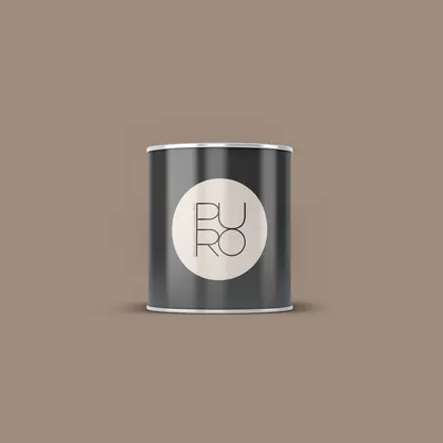 Produktbild von Wandfarbe Braun | PURO Muted Taupe | Exklusive Innendispersion Hohe Farbintensität | 1 Liter