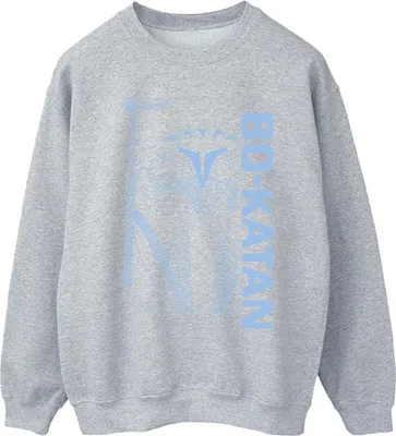 Produktbild von Star Wars - "The Mandalorian" Sweatshirt für Herren BI46676 (S) (Grau)