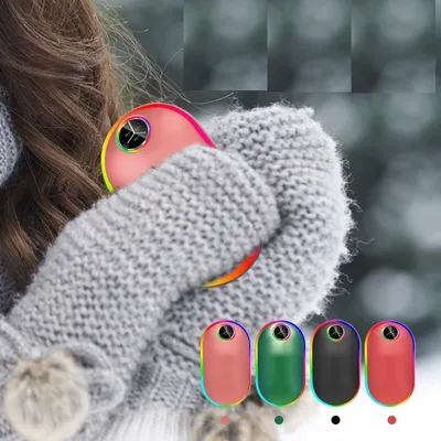 Produktbild von Handwärmer 2-in-1 Händewärmer & Powerbank,Doppelseitige Heizung,10000mAh