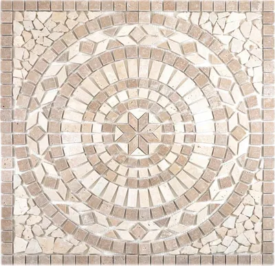 15-69x8mm Steinformat Mosaik Bruch Rossoverona Marmor - 10 Bögen 305x305mm, Steinformat 15-69x8mm Naturstein Mosaik Bögen