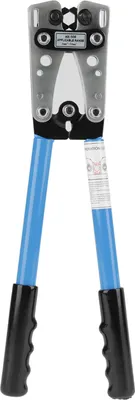 Produktbild von 6 - 50 mm HX-50B Crimpzange für Steckverbinder, Kabelschuhe, Sechskant-Crimpzange (Blau)