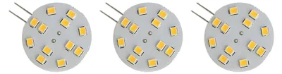 Produktbild von Spectrum G4 LED Stecklampe 2W 190lm 3000K Warmweiß 12V 3 Stück