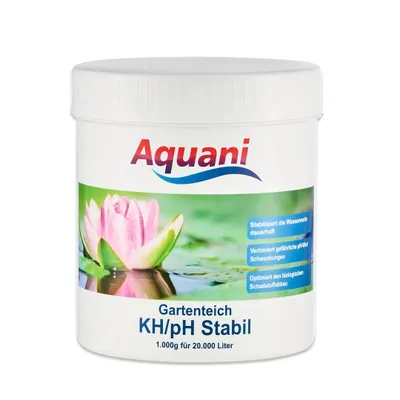 Produktbild von Aquani KH/pH Stabil 1.000g die Basis für Teichbiologie, hebt die Carbonathärte im Teich an
