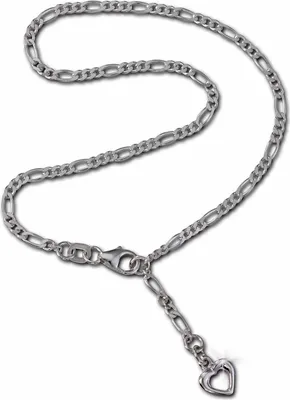 Image de SilberDream Chaîne de cheville pour femme 25cm en argent 925 non allergénique Cœur ouvert SDF021I