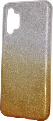 Produktbild von Glitzerhülle für Samsung Galaxy A32 5G - Goldene Silikon Schutzhülle KP16059