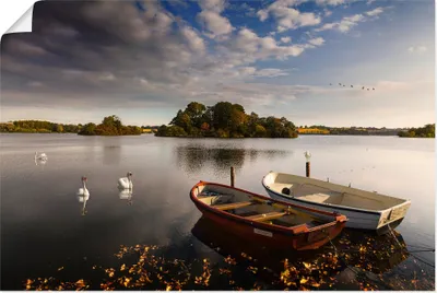 Produktbild von ARTland Poster Herbstimpressonen am See Größe: 30x20 cm